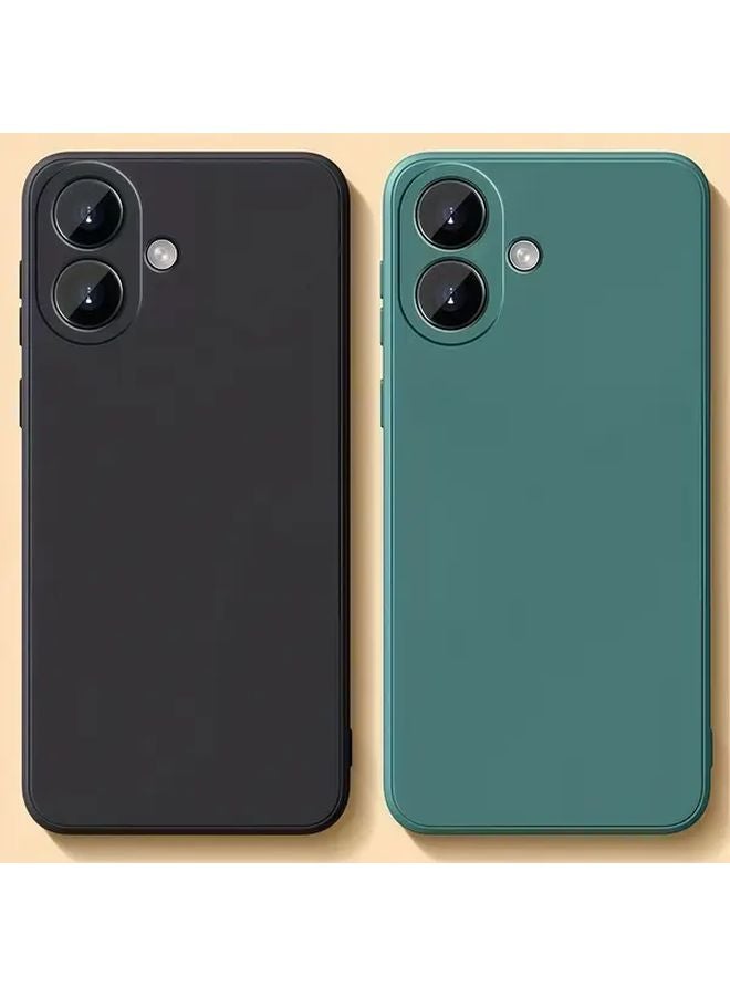 Vivo V60 Lite 5G Dark Green Shockproof Protective TPU Phone Case Anti Scratch Soft Cover - Image 1